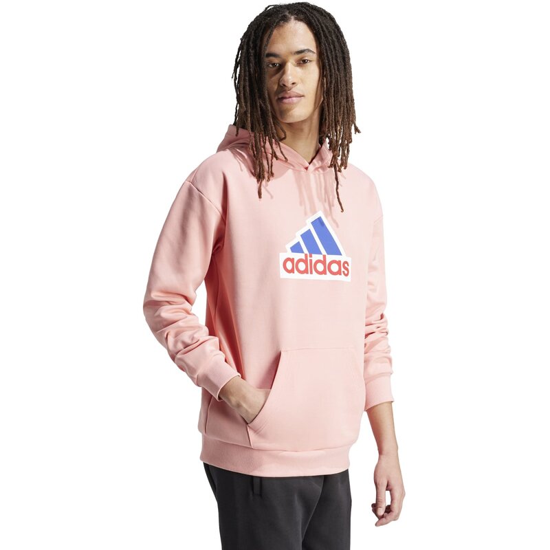Толстовка с капюшоном, будущие иконы спорта Adidas, цвет sepisp — фото 4