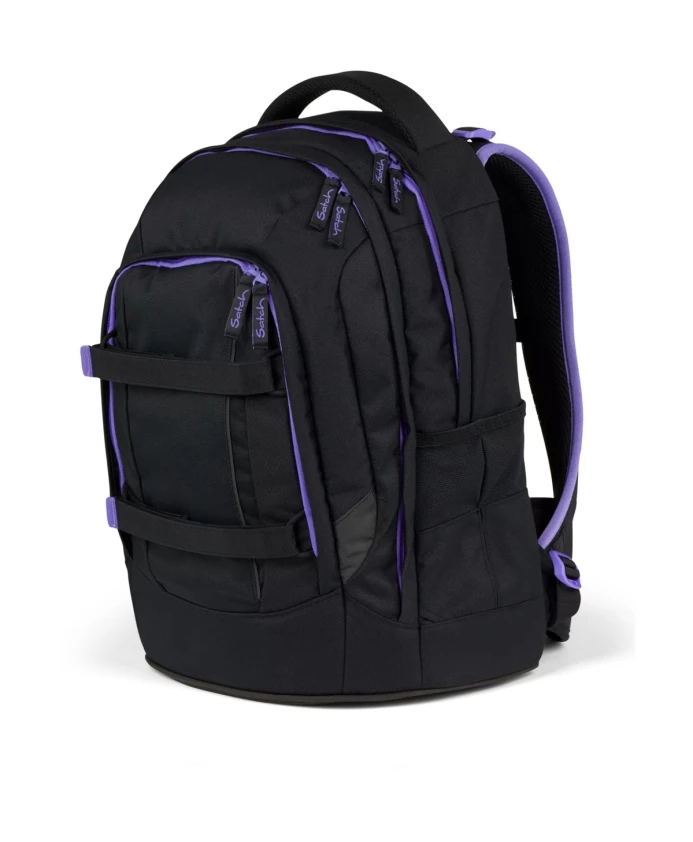 

Экологичный эргономичный школьный рюкзак, черный, унисекс. Satch, черный