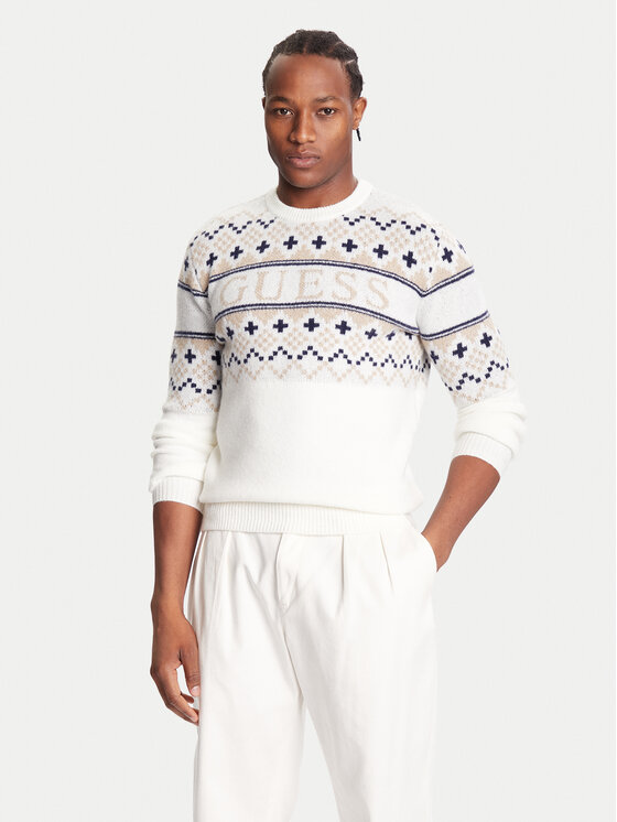 

Свитер regular fit M5BR61 Z4142 Guess, экрю