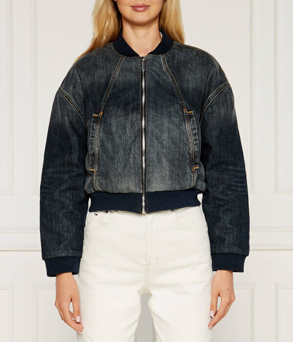 

Бомбер джинсовый Armani Exchange, синий