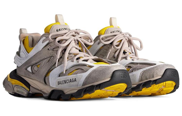Балетки 'Yellow White Beige' женские Balenciaga, Ecru — фото 2