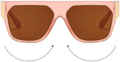 

Солнцезащитные очки с ажурной конструкцией, большие квадратные линзы, зеркальные линзы, модные градиентные оттенки, защита от УФ-излучения UV400 MTZJH, Black