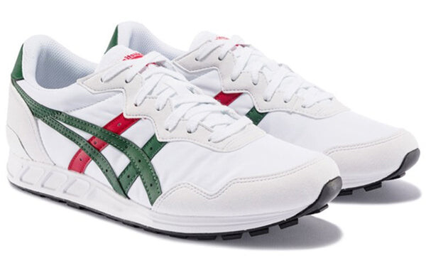 Кроссовки Onitsuka Tiger Reclaiman Running Shoes White/Green/Red, белый — фото 2