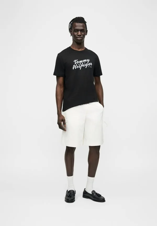 Летняя футболка с графическим принтом Tommy Hilfiger, Black — фото 2