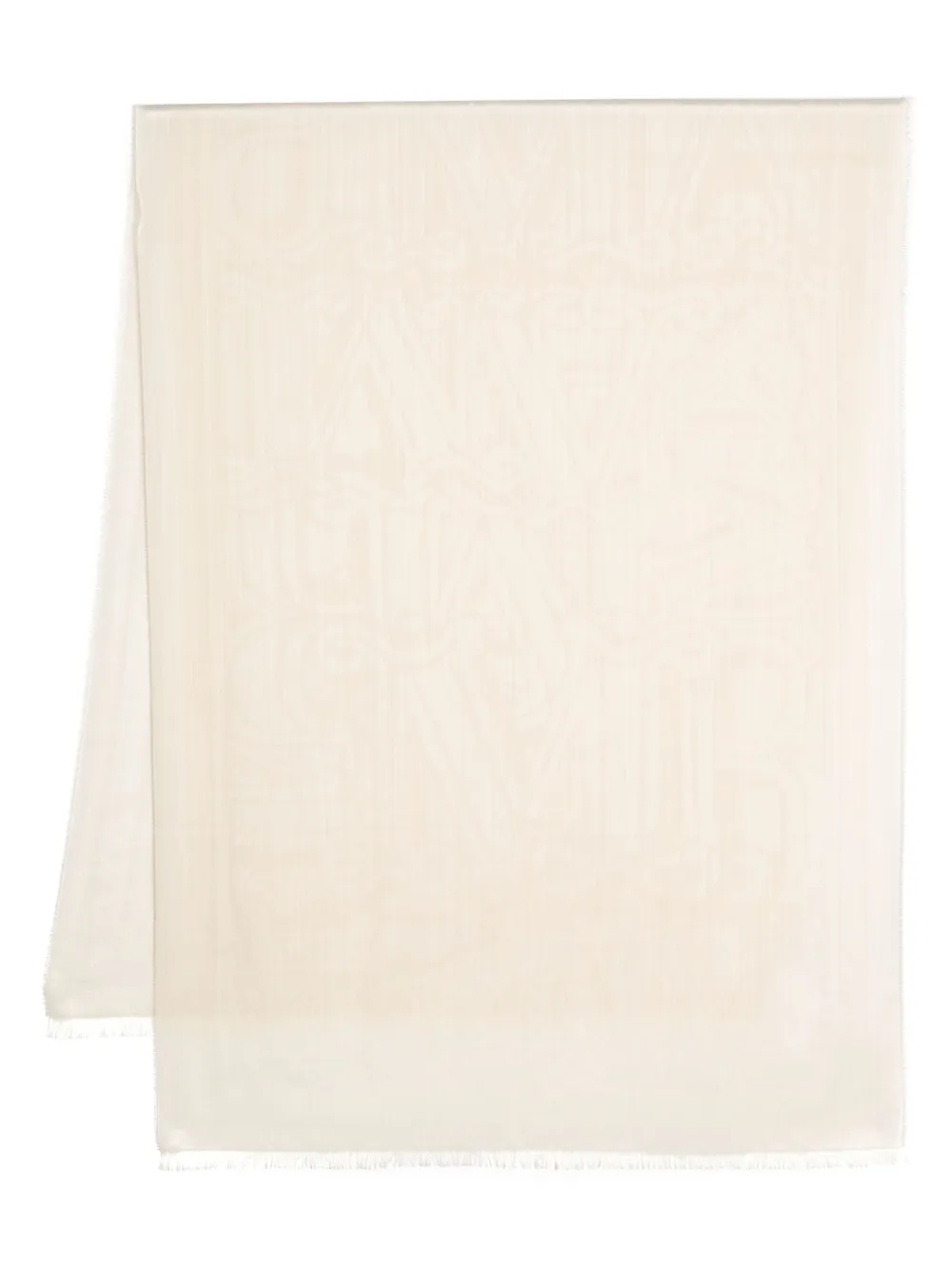 

Шарф с жаккардовым логотипом Max Mara, нейтральный