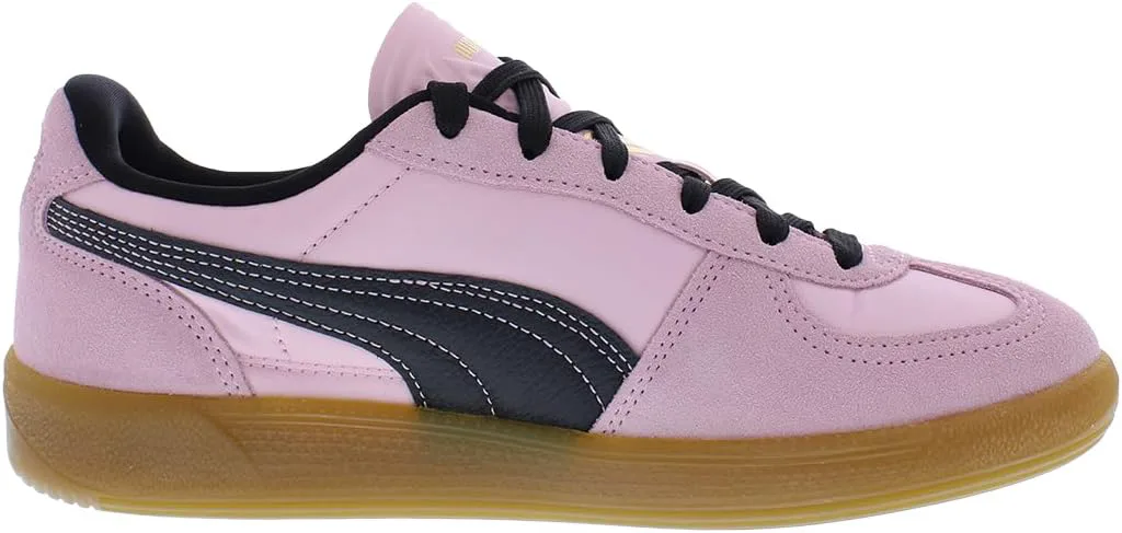 Мужские кроссовки PUMA Palermo OG на шнуровке повседневные - синие, ярко-розовый/черный/нежно-розовый — фото 2