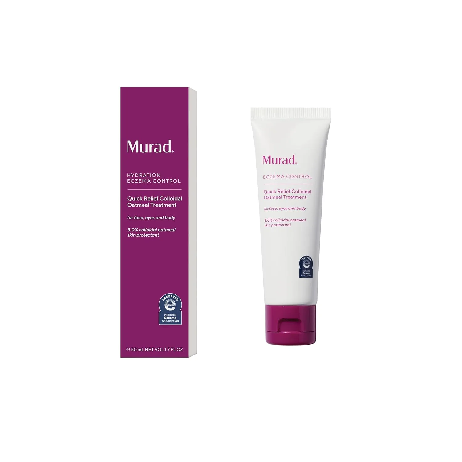 Крем для лица Murad — Quick Relief Colloidal Oatmeal Treatment - с % коллоидной овсянкой, молотой вишней и, 50 мл