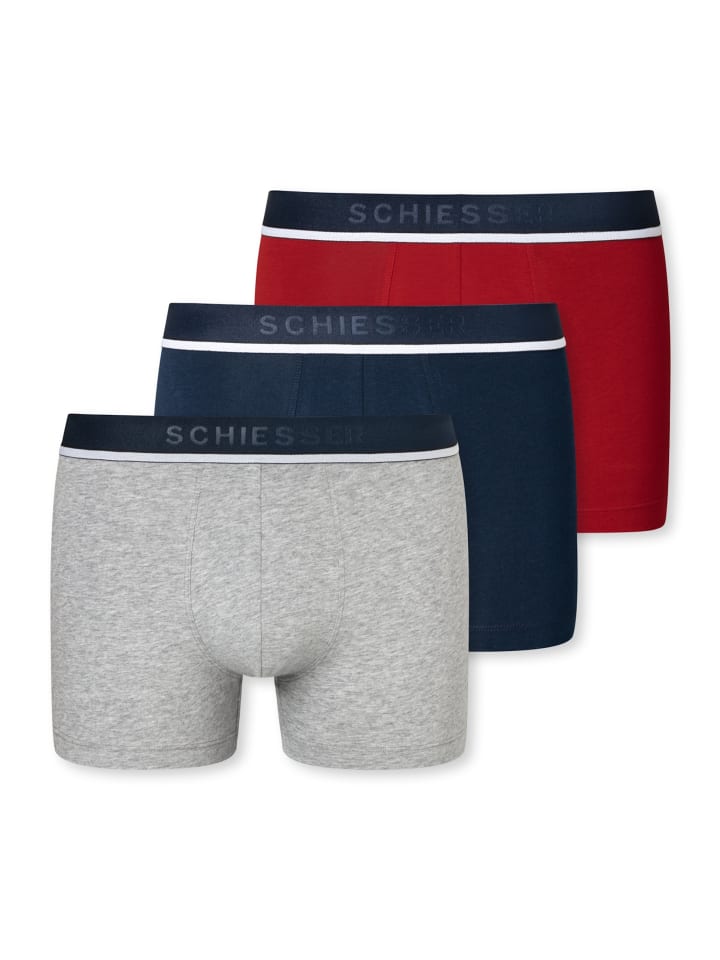 

Боксеры Schiesser Trunks 3er Pack, разноцветный