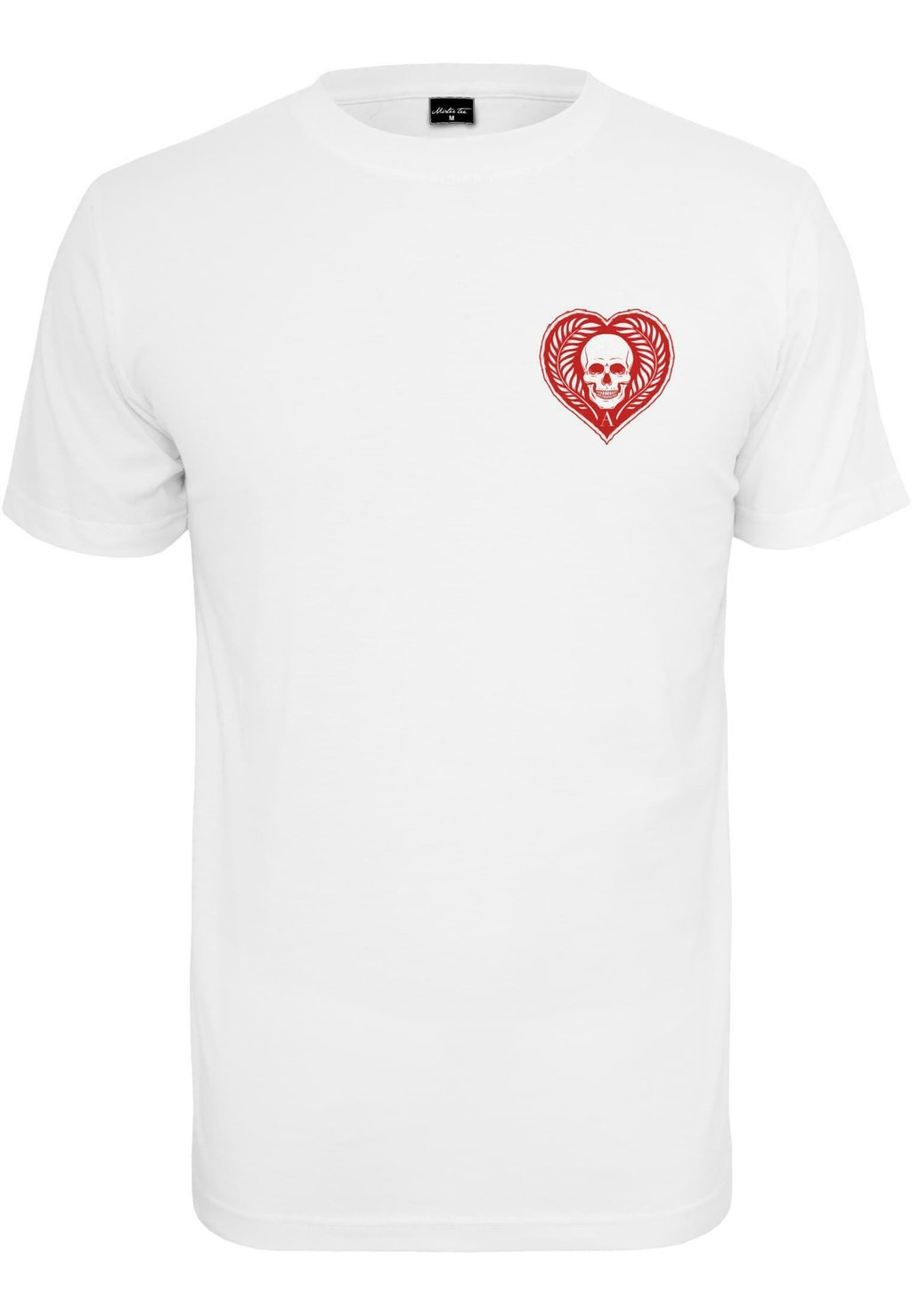 

Футболка с принтом SKULL HEART Mister Tee, белый