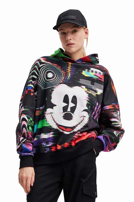 

Толстовка из хлопка x Disney Desigual, черный