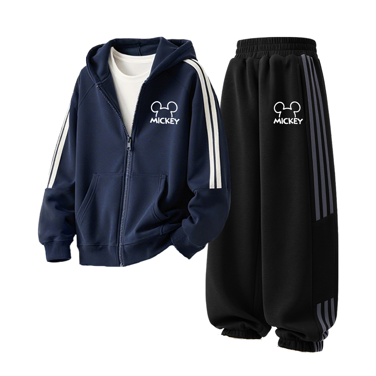 

Детская повседневная спортивная одежда Disney, черный