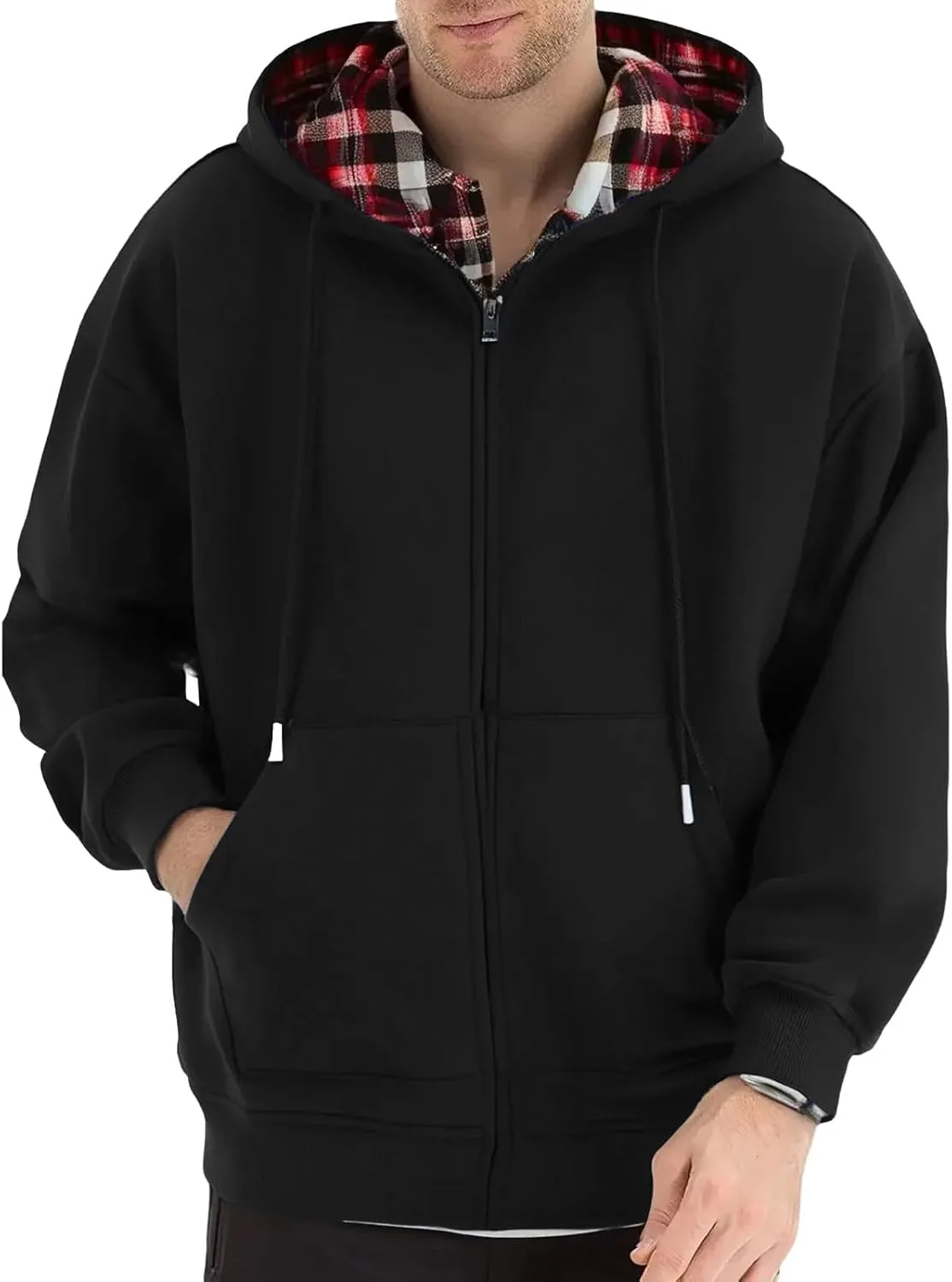 

Куртка RTTUIOP с капюшоном, Vintage, на молнии