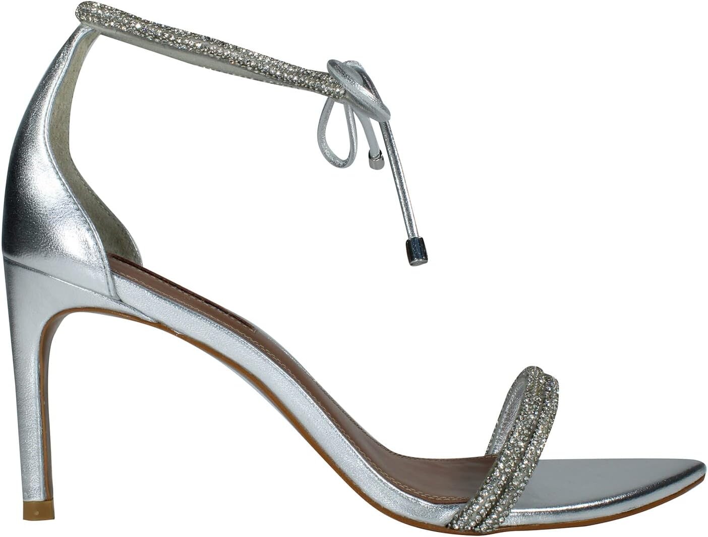 Туфли BCBGMAXAZRIA Dawn Dress Sandal, цвет Silver Rhinestones — фото 3