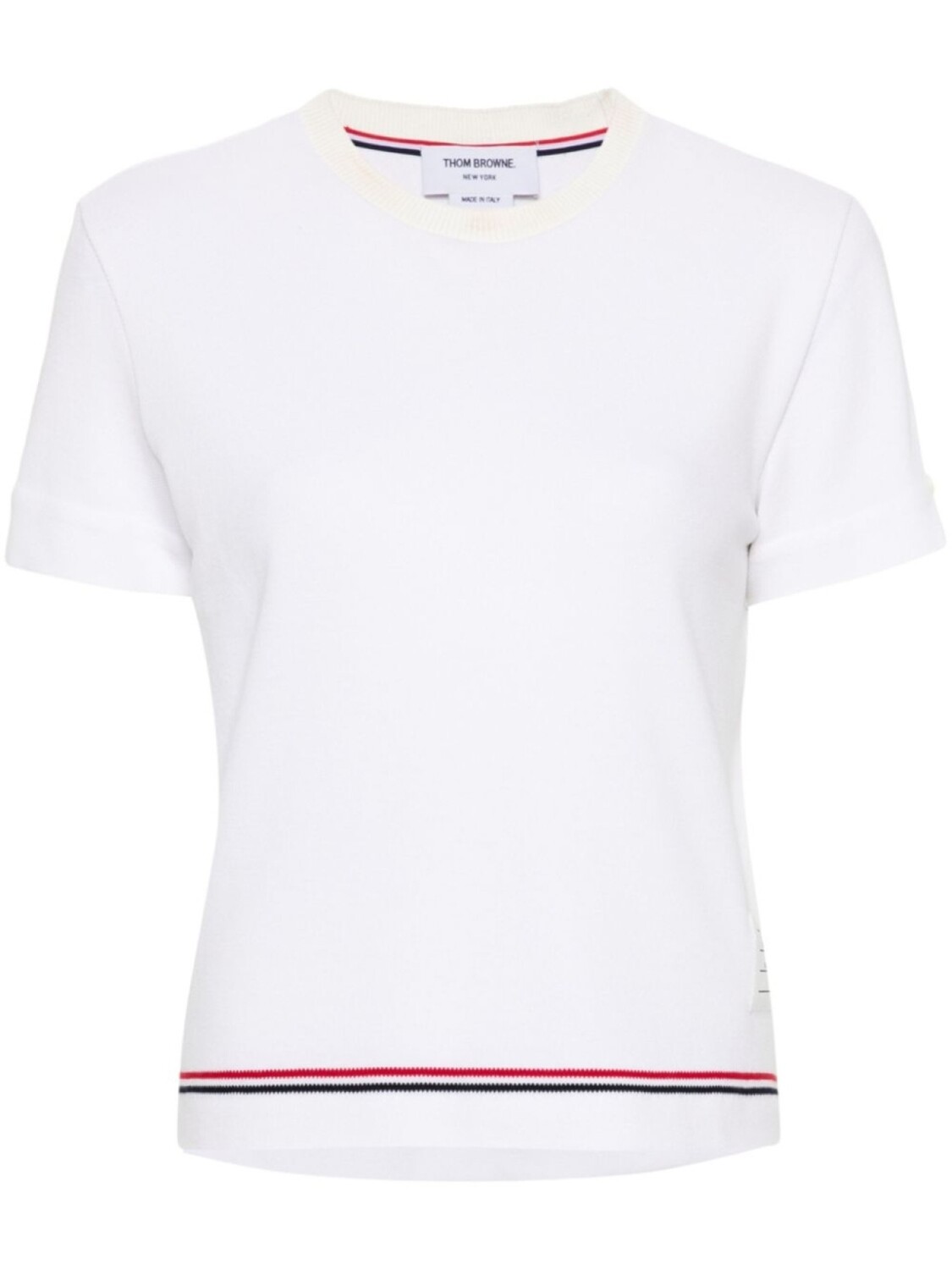 

Thom Browne топ с полосками RWB, белый