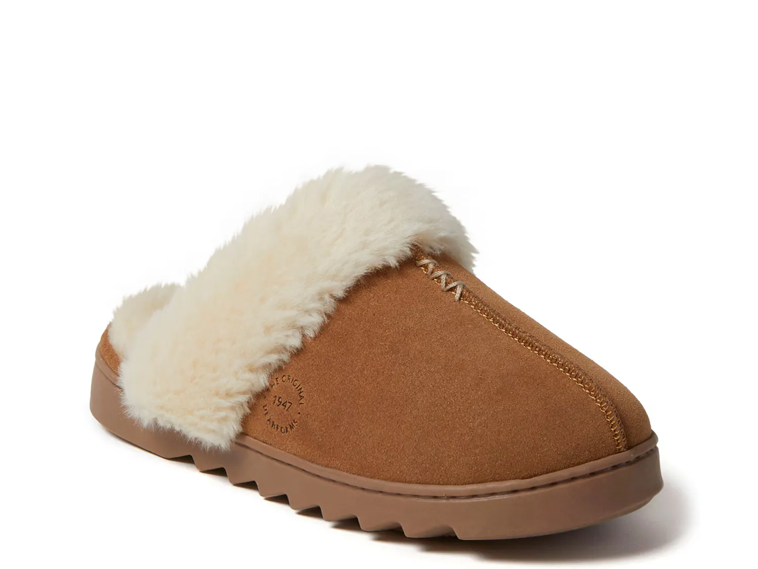 Тапочки Helena Scuff Slipper Dearfoams, цвет cognac