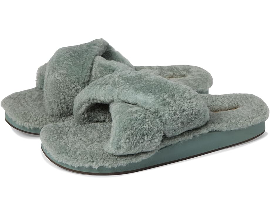 

Тапочки OluKai Hila Heu, цвет Muted Green/Muted Green
