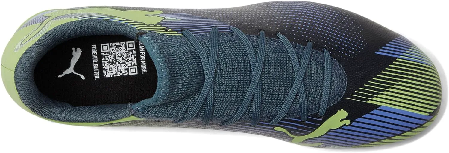 Футбольные бутсы Puma Men's Future 7 Play Firm для искусственного газона, серый/фиолетовый/белый — фото 4