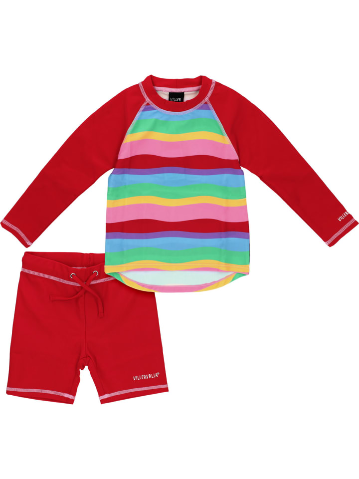 

Villervalla Купальник Multi Wave красного цвета