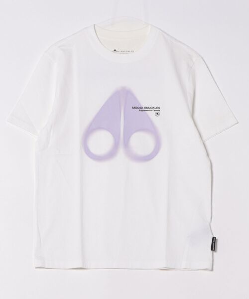 

Футболка с логотипом MOOSE KNUCKLES, белый