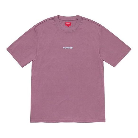 

Футболка fw19 week 6 internationale ss top logo tee Supreme, фиолетовый