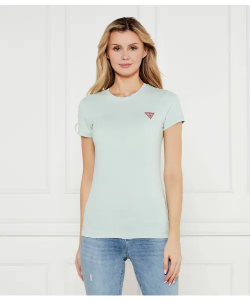 

Футболка Slim fit Guess Jeans, зеленый