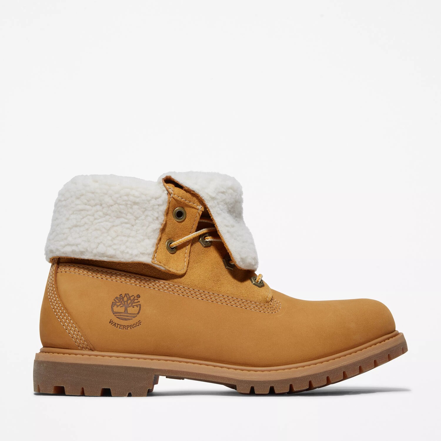

Женские водонепроницаемые ботинки Timberland Authentics с закругленным верхом, цвет Wheat Nubuck