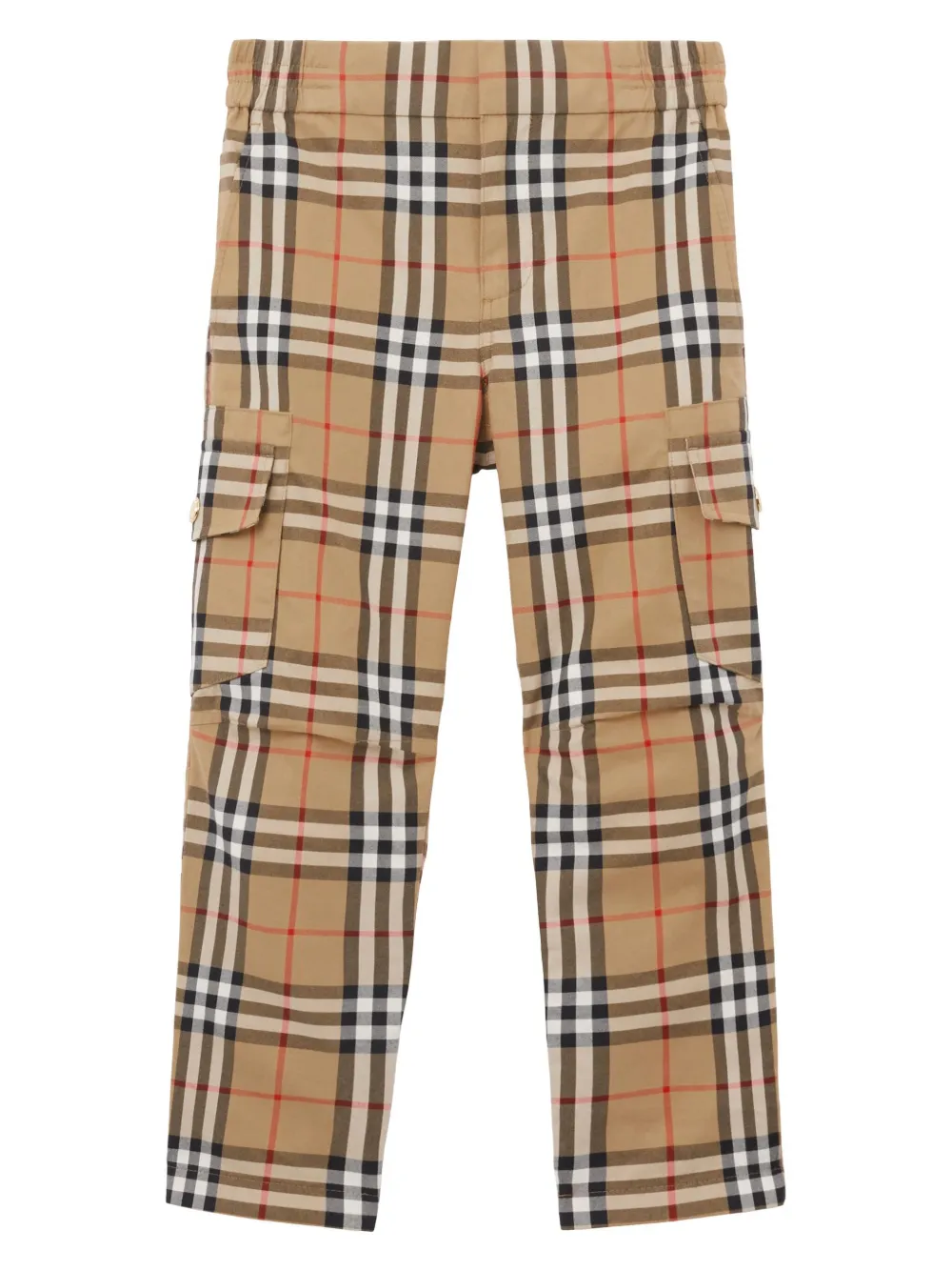 

Прямые брюки в клетку Vintage Check BURBERRY KIDS, нейтральный