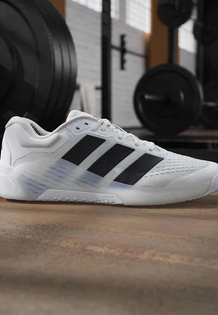 Кроссовки для тренировок Dropset 4, мужские Adidas, белый/черный/красный — фото 2