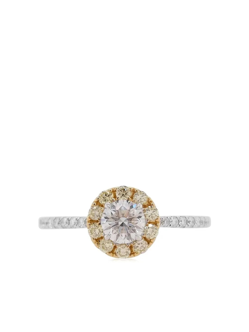 

Кольцо из белого золота с бриллиантом HYT Jewelry, серебяный