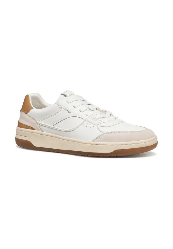 Низкие кроссовки u sedral court Geox, White/Tan — фото 2