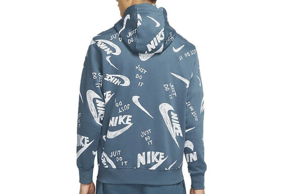 Толстовка Men's Nike Sportswear Club Pullover Gray Green, зеленый — фото 2