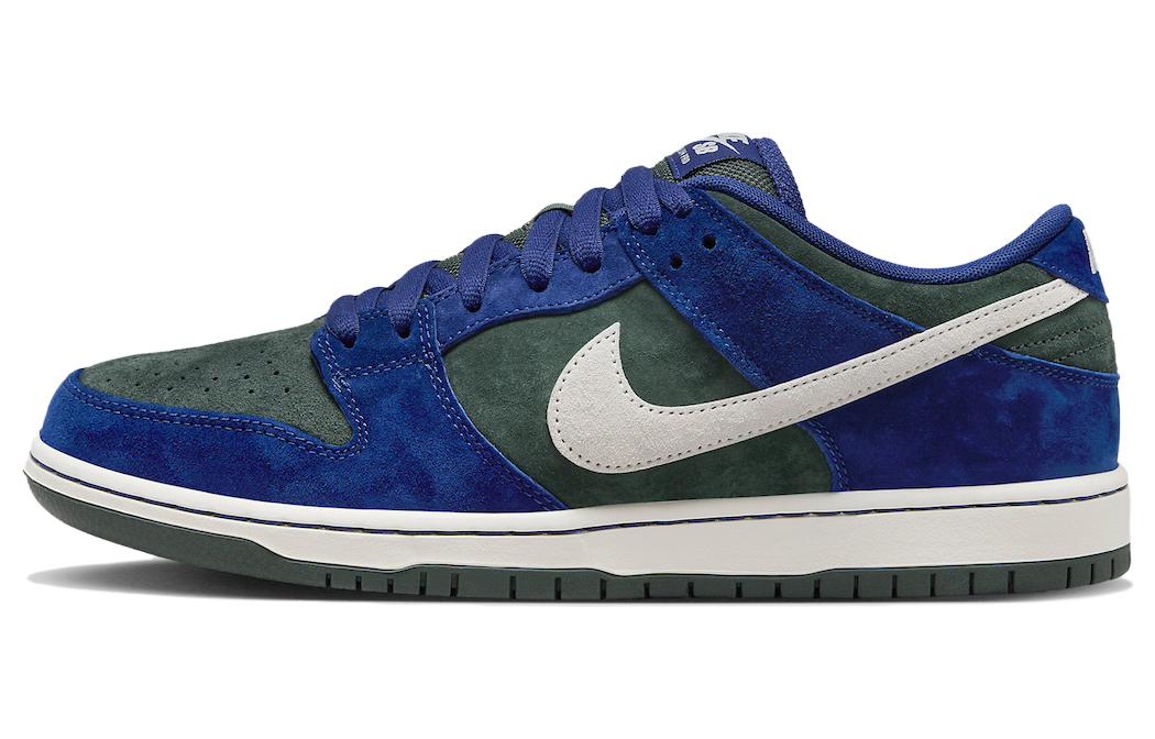 

Мужские кроссовки для скейтбординга Nike Dunk SB Low, Глубокий королевский синий/Парус/Винтажный зеленый