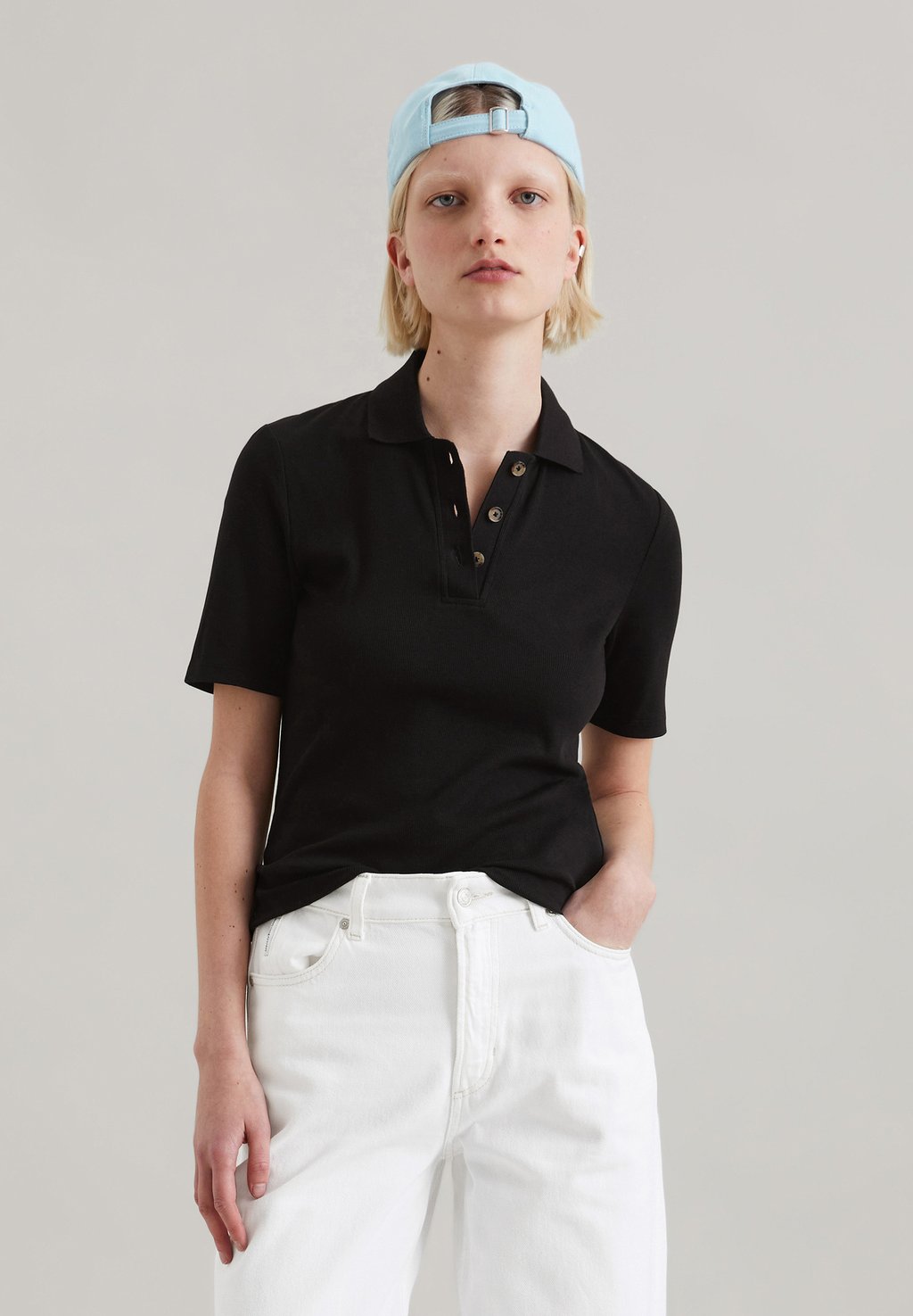 

Рубашка поло AUS SOFTEM Marc O'Polo DENIM, черный