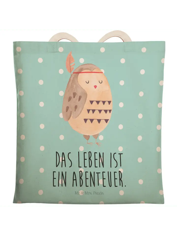 

Шоппер Mr. & Mrs. Panda, цвет türkis pastell