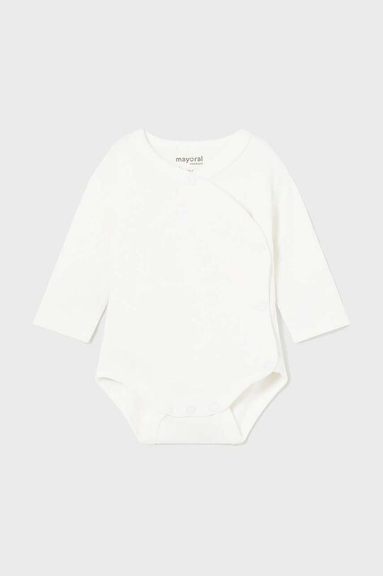 

Хлопковое детское боди Mayoral Newborn, бежевый