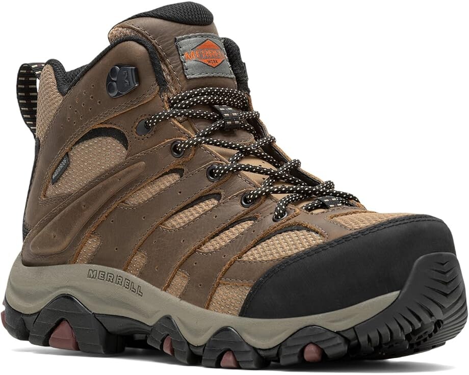 

Ботинки Merrell Work Moab Vertex 2 Carbon Fiber, цвет Otter 2