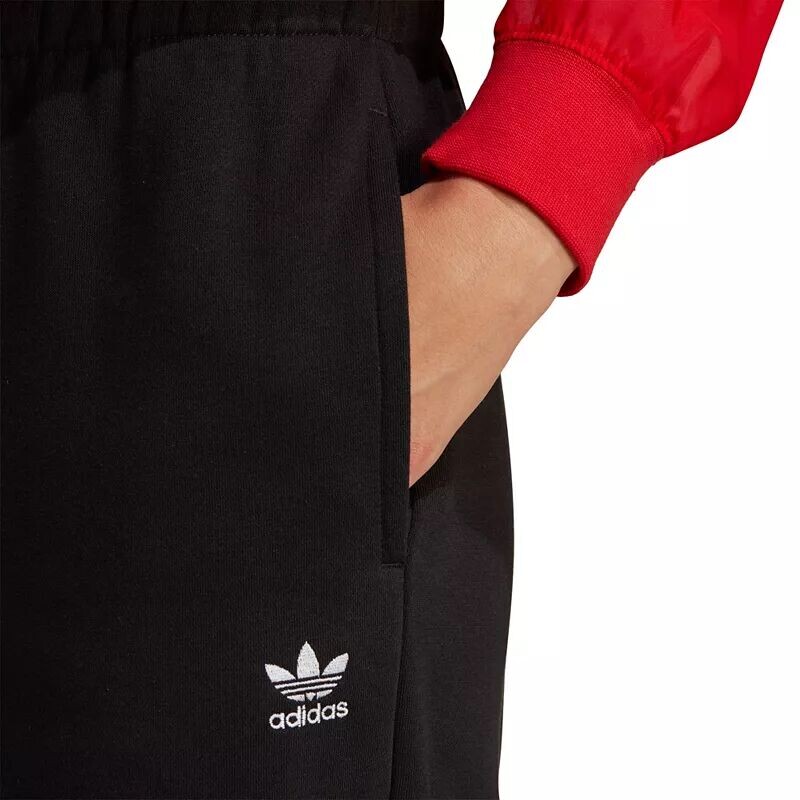 Женские флисовые джоггеры Adidas Originals Adicolor Essentials, черный — фото 4