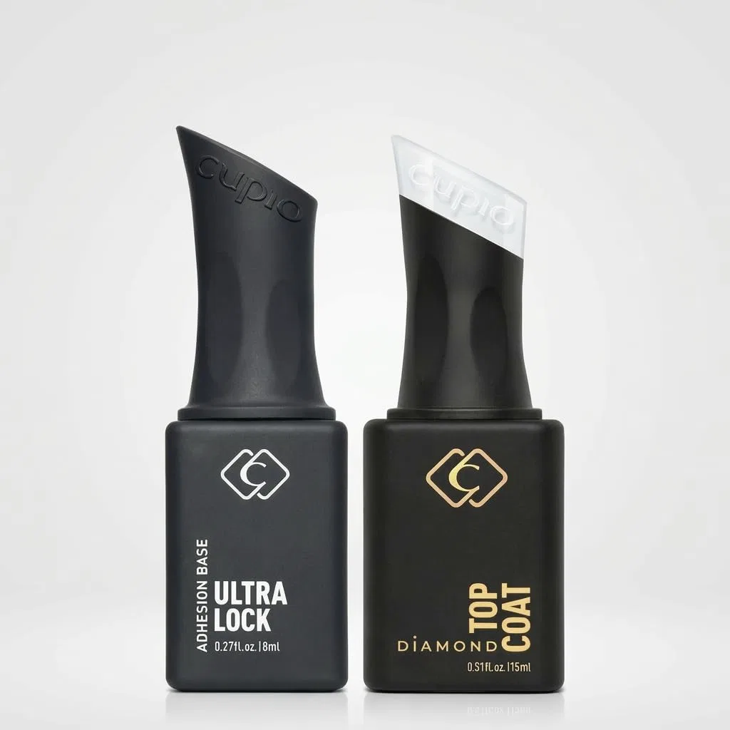 Набор базового и топового покрытия для гель-лака «Ultra Lock Base + Diamond Top Coat» от Cupio Cupio