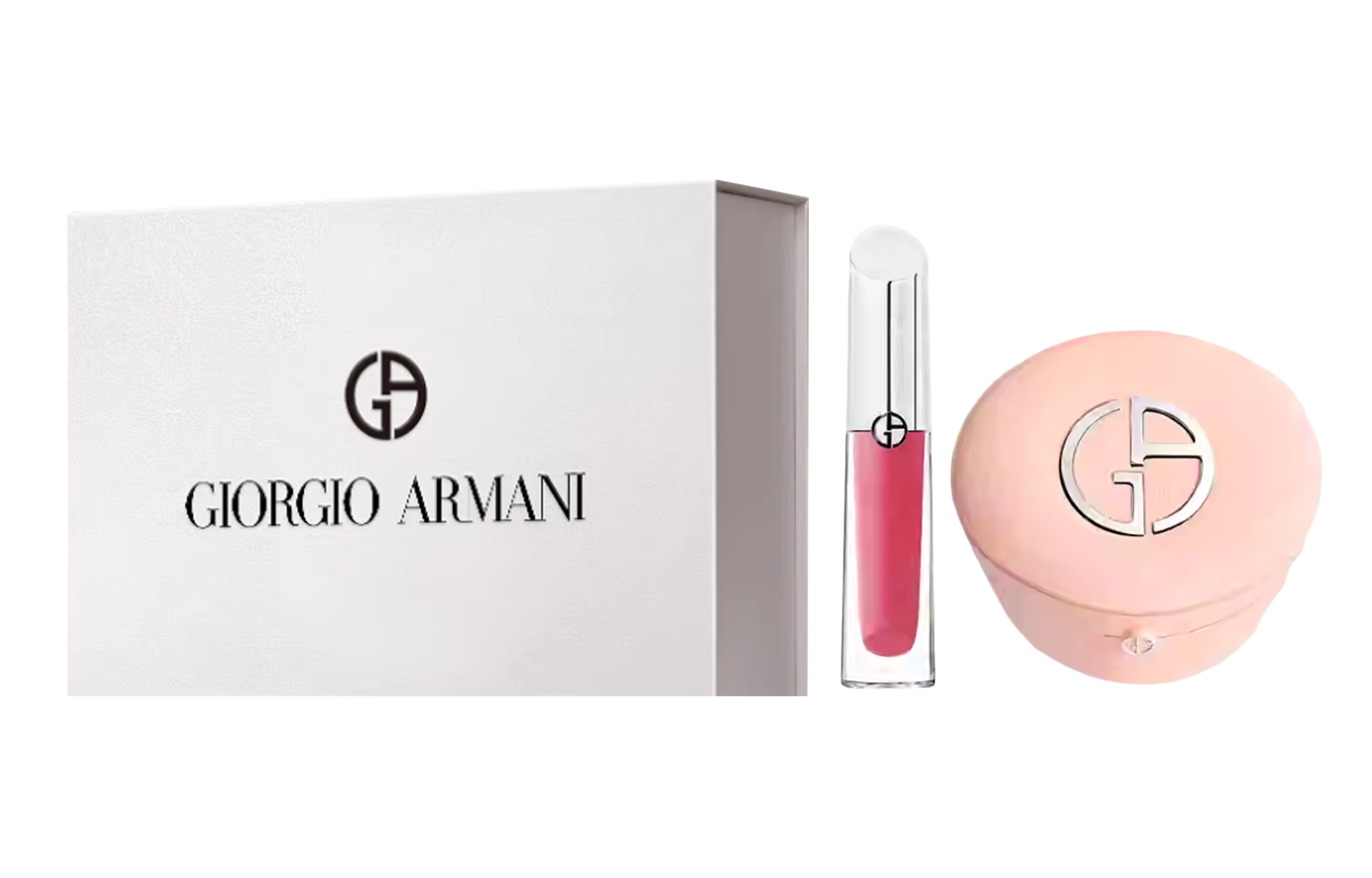 

GIORGIO ARMANI Серебряный тюбик блеск для губ Air Cushion набор косметики увлажнение для лица 3,5 мл + 15 г