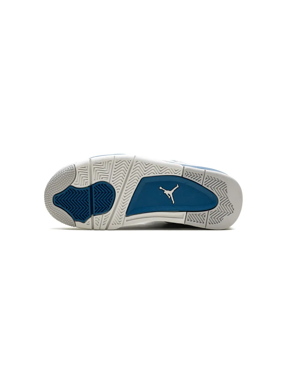 Кроссовки Air Jordan 4 'Military Blue' Jordan Kids, белый — фото 4