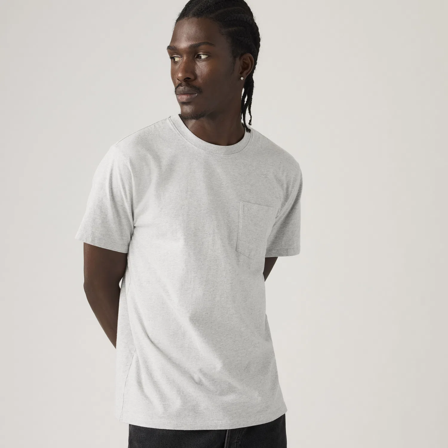 Базовая футболка с карманом Levi's, Grey