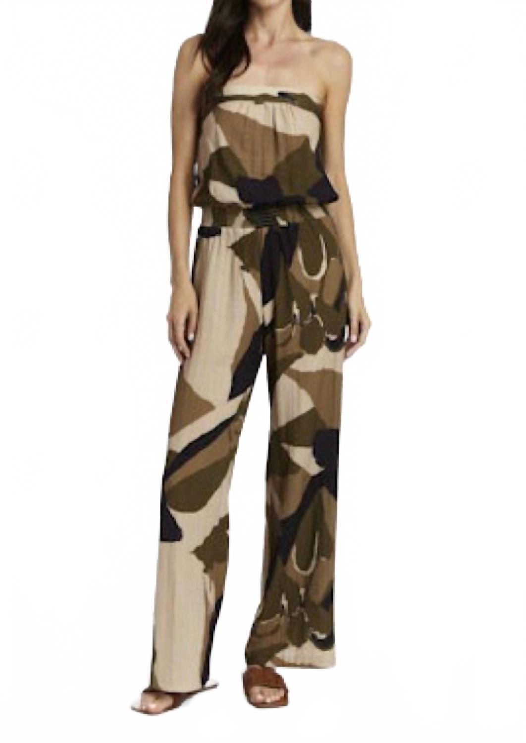 

Женский комбинезон Justina в коричневом цвете DREW