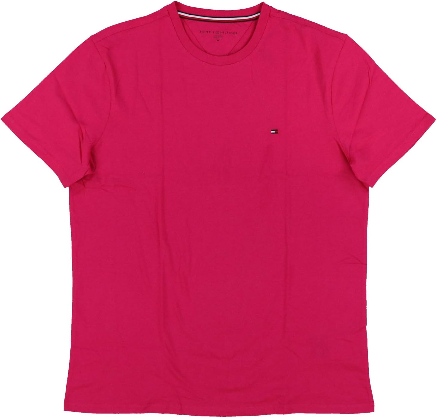 

Мужская футболка с круглым вырезом и флагом Tommy Hilfiger, Hot Pink