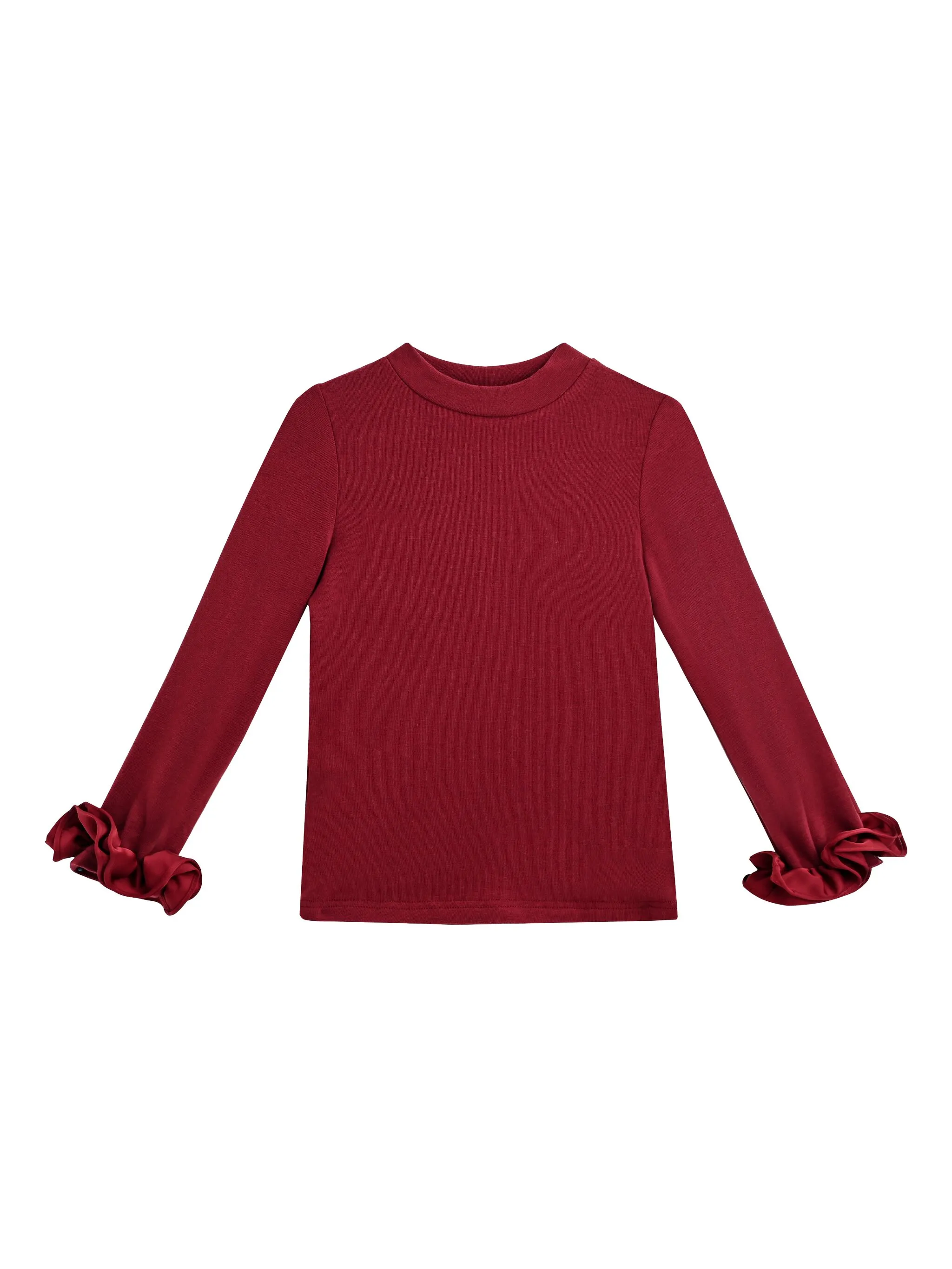 

Топ с манжетами и рюшами Tulleen, красный