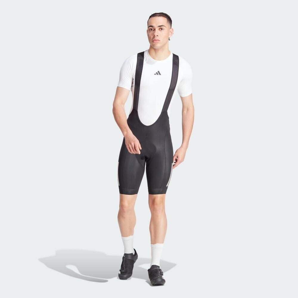 

Шорты Adidas Essentials 3 Stripes Padded Cycling Bib Shorts, черный