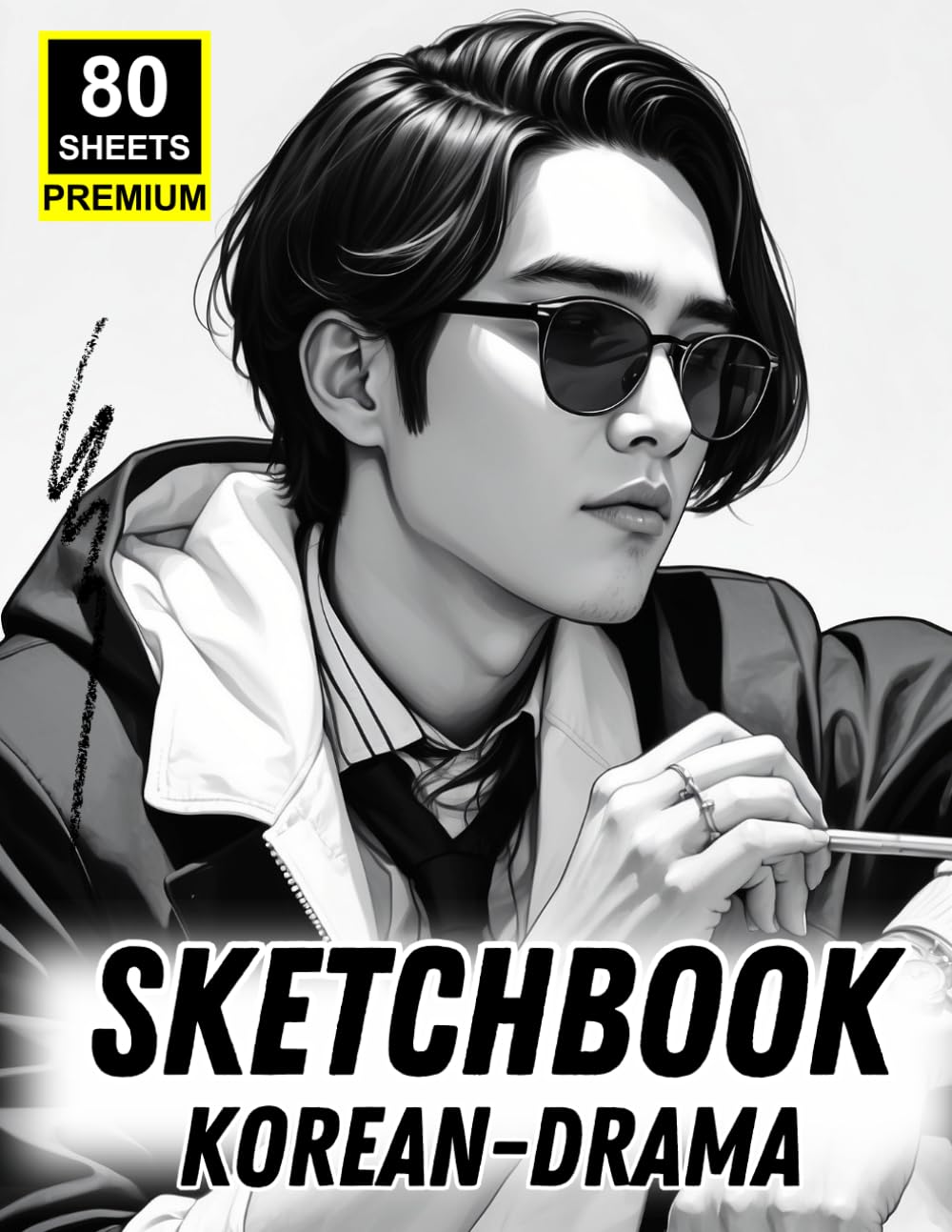 

Sketchbook: Korean Drama Style Faces to Sketch: Traceable 20% Opacity Portraits to Master Structure, Shading & Emotion (Independently published)