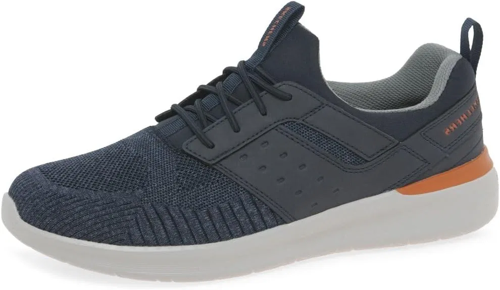 Мужские кроссовки Skechers Lattimore Radium, Navy Knitted Mesh Synthetic