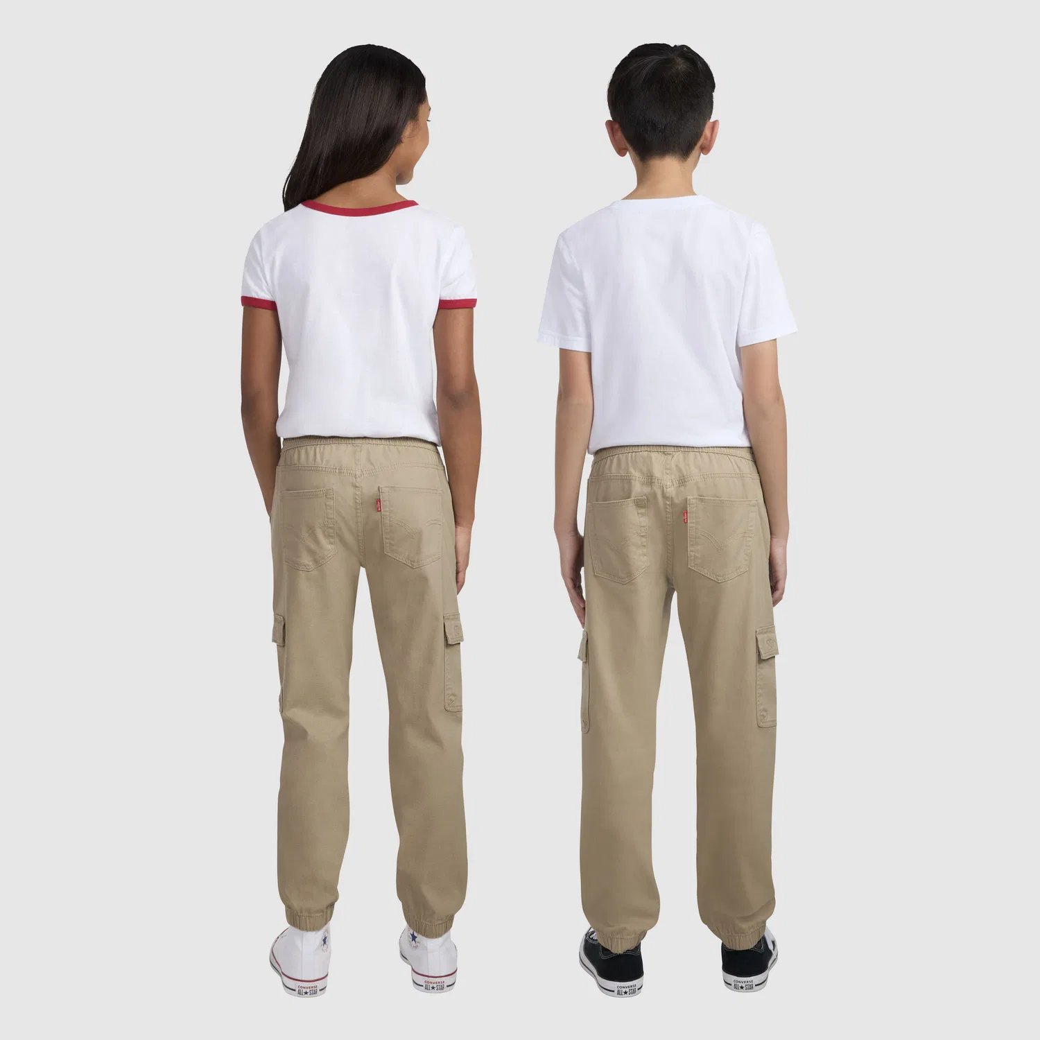 Свободные спортивные брюки-карго для мальчиков 8-20 лет Levi's, Brown — фото 4