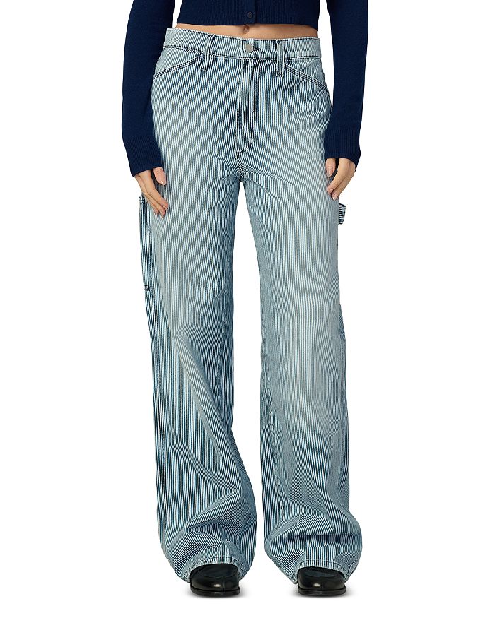 

Мешковатые джинсы Carpenter с высокой посадкой в стиле железной дороги Joe's Jeans, синий