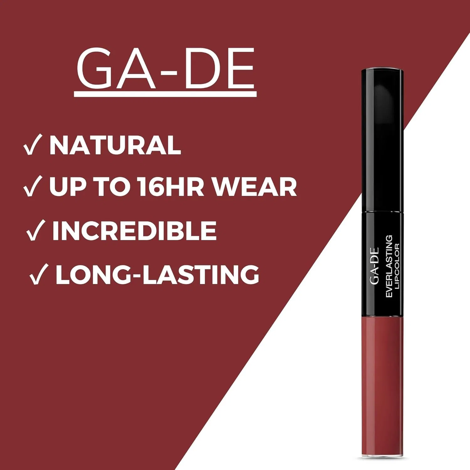 Губная помада матовая GA-DE Everlasting Lip Color 42, 0.8 oz, цвет linen — фото 3
